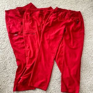 Cherokee Women's Red Cargo Pants
